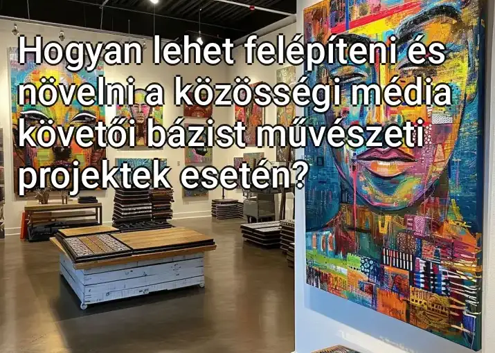 Hogyan lehet felépíteni és növelni a közösségi média követői bázist művészeti projektek esetén?