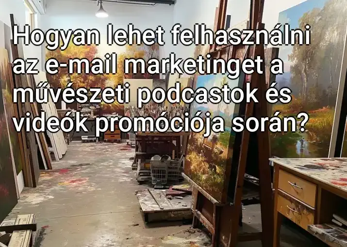 Hogyan lehet felhasználni az e-mail marketinget a művészeti podcastok és videók promóciója során?