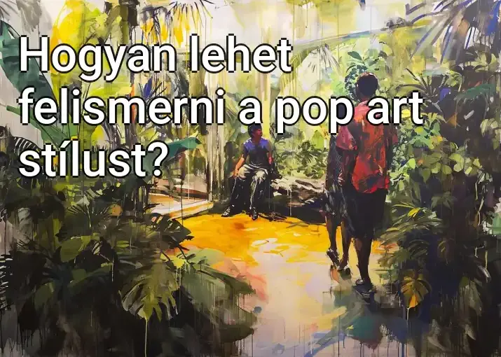 Hogyan lehet felismerni a pop art stílust?