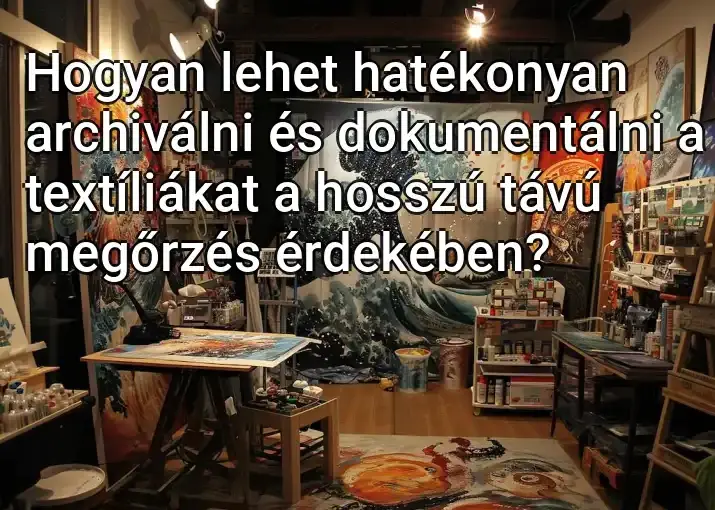 Hogyan lehet hatékonyan archiválni és dokumentálni a textíliákat a hosszú távú megőrzés érdekében?