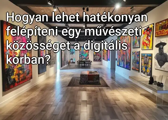 Hogyan lehet hatékonyan felépíteni egy művészeti közösséget a digitális korban?