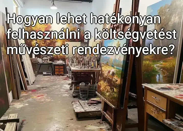 Hogyan lehet hatékonyan felhasználni a költségvetést művészeti rendezvényekre?