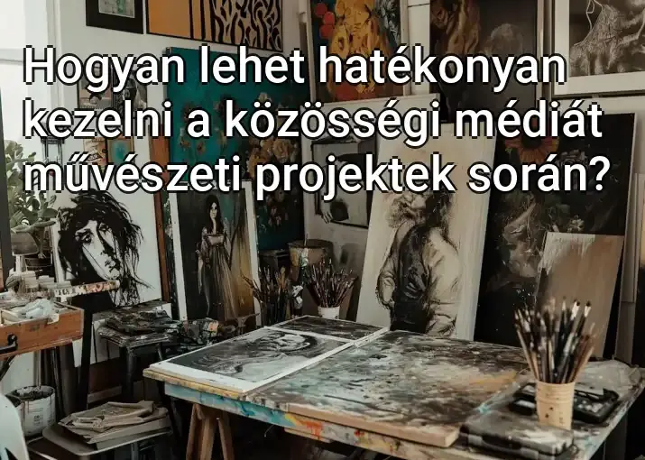 Hogyan lehet hatékonyan kezelni a közösségi médiát művészeti projektek során?