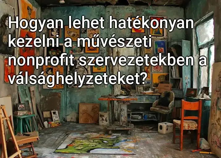 Hogyan lehet hatékonyan kezelni a művészeti nonprofit szervezetekben a válsághelyzeteket?