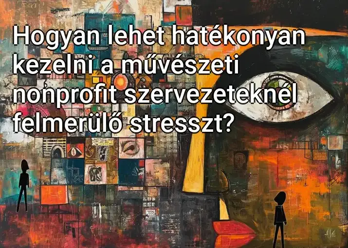 Hogyan lehet hatékonyan kezelni a művészeti nonprofit szervezeteknél felmerülő stresszt?