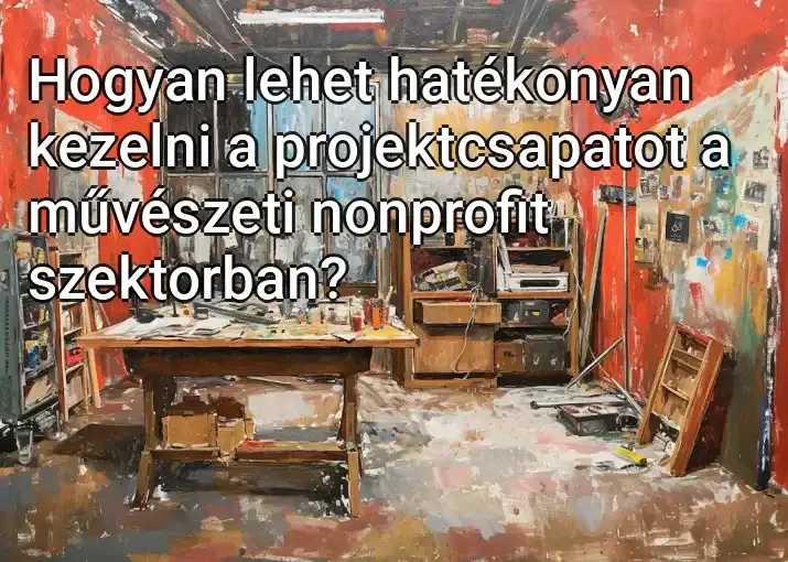 Hogyan lehet hatékonyan kezelni a projektcsapatot a művészeti nonprofit szektorban?