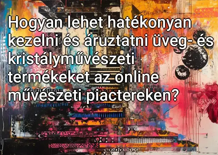 Hogyan lehet hatékonyan kezelni és áruztatni üveg- és kristályművészeti termékeket az online művészeti piactereken?