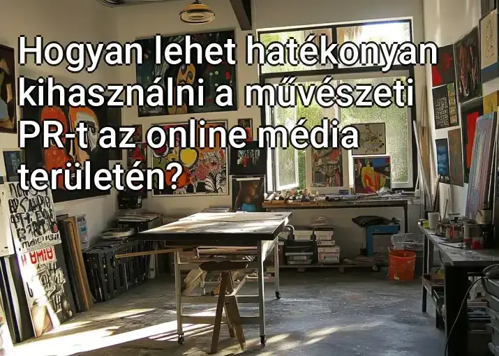 Hogyan lehet hatékonyan kihasználni a művészeti PR-t az online média területén?