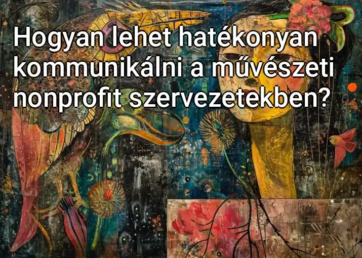 Hogyan lehet hatékonyan kommunikálni a művészeti nonprofit szervezetekben?