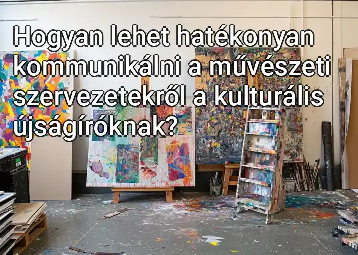 Hogyan lehet hatékonyan kommunikálni a művészeti szervezetekről a kulturális újságíróknak?