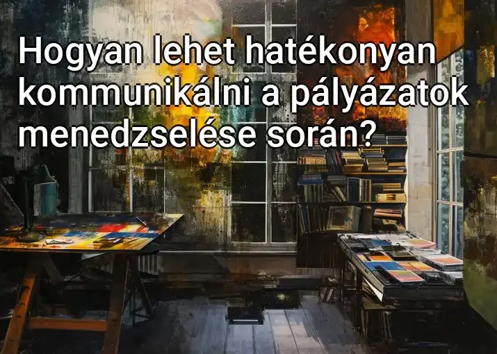 Hogyan lehet hatékonyan kommunikálni a pályázatok menedzselése során?