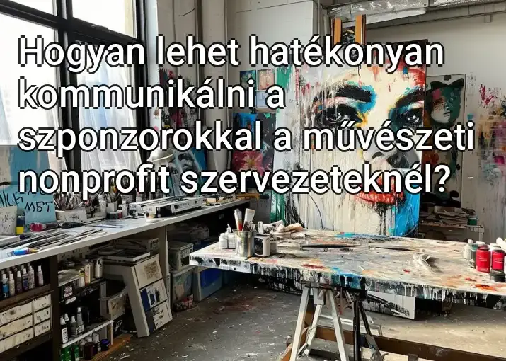 Hogyan lehet hatékonyan kommunikálni a szponzorokkal a művészeti nonprofit szervezeteknél?