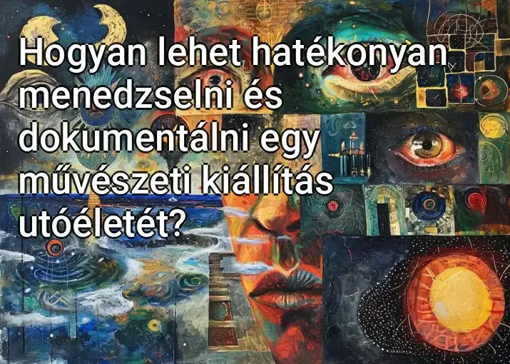 Hogyan lehet hatékonyan menedzselni és dokumentálni egy művészeti kiállítás utóéletét?