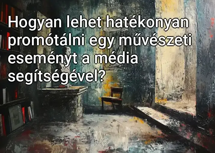 Hogyan lehet hatékonyan promótálni egy művészeti eseményt a média segítségével?