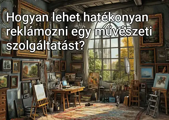 Hogyan lehet hatékonyan reklámozni egy művészeti szolgáltatást?