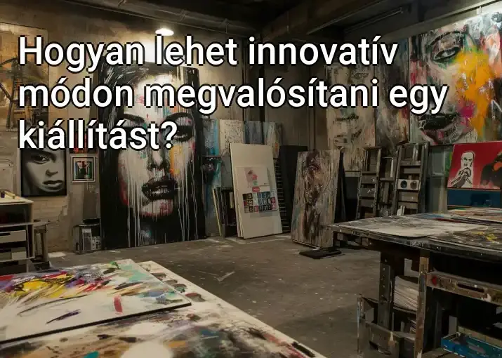 Hogyan lehet innovatív módon megvalósítani egy kiállítást?