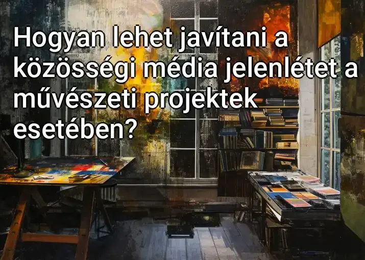 Hogyan lehet javítani a közösségi média jelenlétet a művészeti projektek esetében?