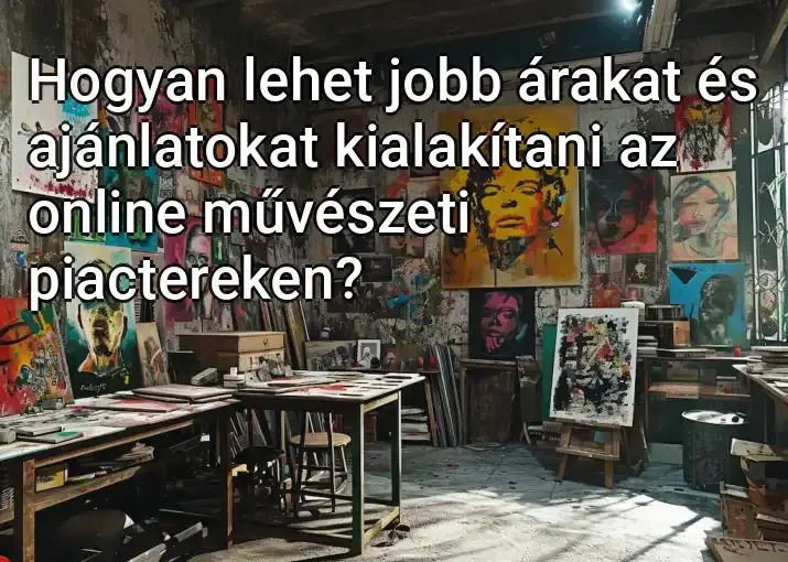 Hogyan lehet jobb árakat és ajánlatokat kialakítani az online művészeti piactereken?