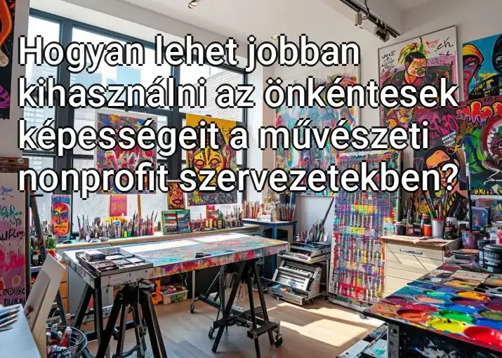 Hogyan lehet jobban kihasználni az önkéntesek képességeit a művészeti nonprofit szervezetekben?