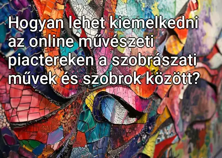 Hogyan lehet kiemelkedni az online művészeti piactereken a szobrászati ​​művek és szobrok között?