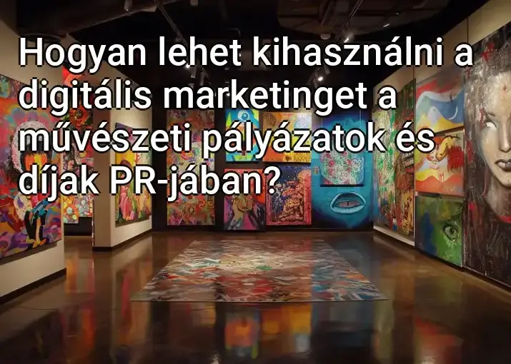 Hogyan lehet kihasználni a digitális marketinget a művészeti pályázatok és díjak PR-jában?