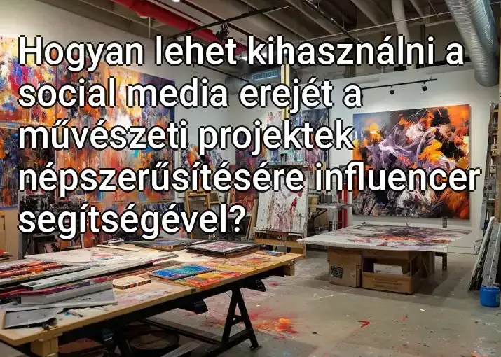 Hogyan lehet kihasználni a social media erejét a művészeti projektek népszerűsítésére influencer segítségével?