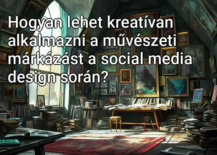 Hogyan lehet kreatívan alkalmazni a művészeti márkázást a social media design során?