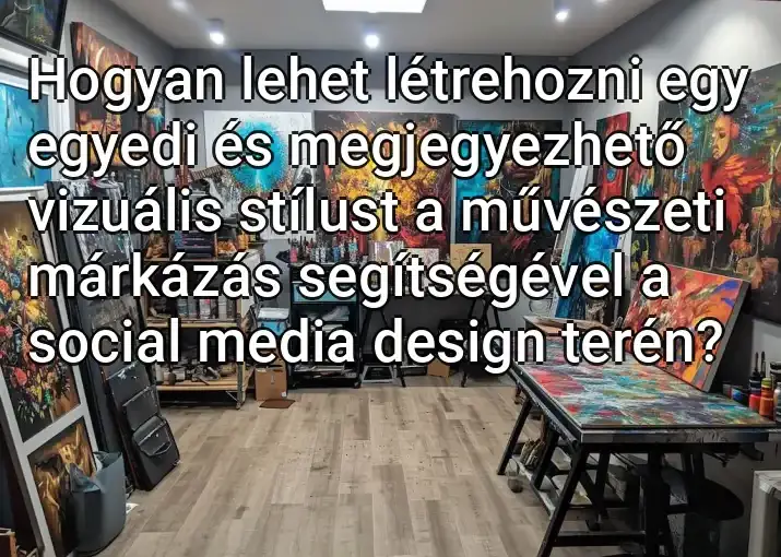 Hogyan lehet létrehozni egy egyedi és megjegyezhető vizuális stílust a művészeti márkázás segítségével a social media design terén?