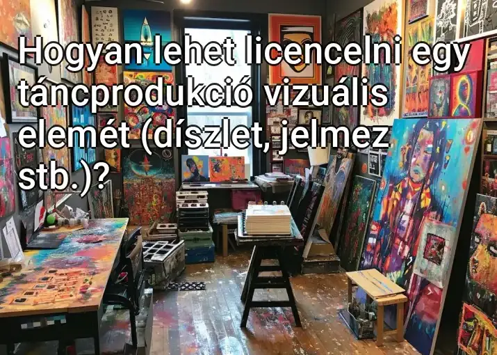 Hogyan lehet licencelni egy táncprodukció vizuális elemét (díszlet, jelmez stb.)?