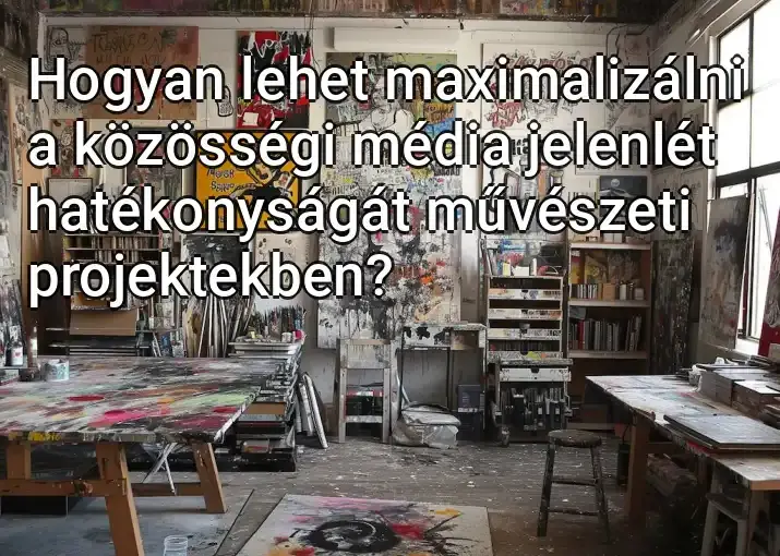 Hogyan lehet maximalizálni a közösségi média jelenlét hatékonyságát művészeti projektekben?