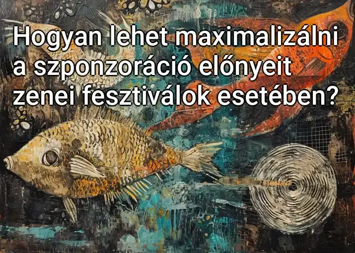 Hogyan lehet maximalizálni a szponzoráció előnyeit zenei fesztiválok esetében?