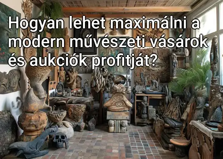 Hogyan lehet maximálni a modern művészeti vásárok és aukciók profitját?