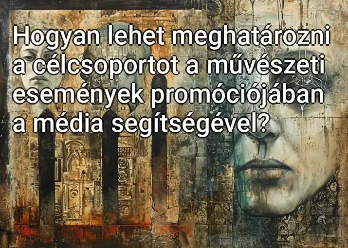 Hogyan lehet meghatározni a célcsoportot a művészeti események promóciójában a média segítségével?