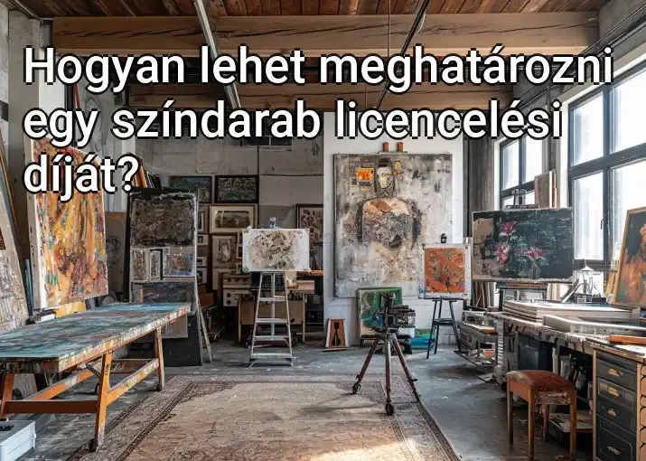 Hogyan lehet meghatározni egy színdarab licencelési díját?