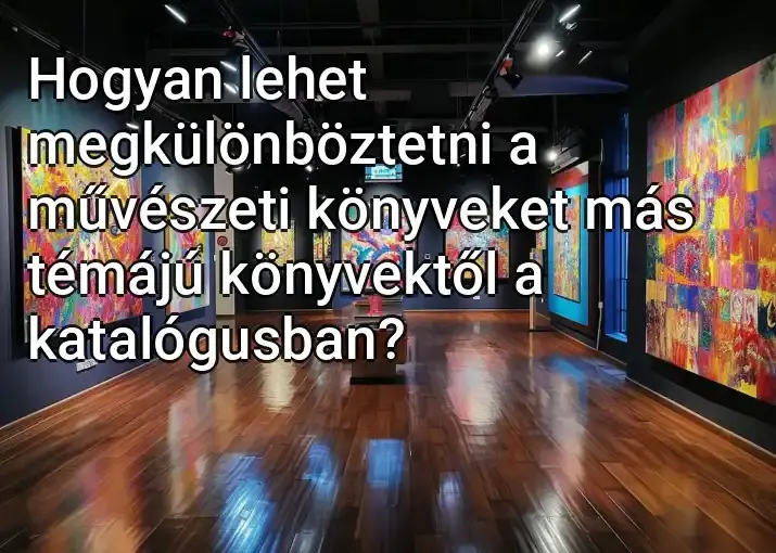 Hogyan lehet megkülönböztetni a művészeti könyveket más témájú könyvektől a katalógusban?