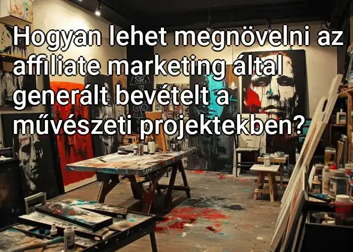 Hogyan lehet megnövelni az affiliate marketing által generált bevételt a művészeti projektekben?