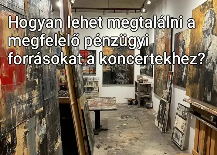 Hogyan lehet megtalálni a megfelelő pénzügyi forrásokat a koncertekhez?