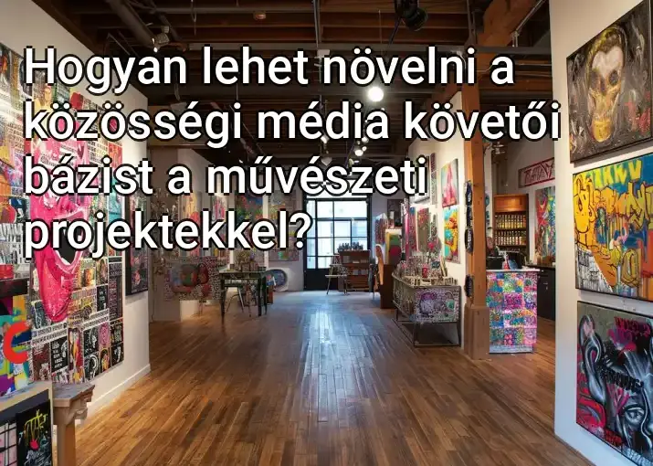 Hogyan lehet növelni a közösségi média követői bázist a művészeti projektekkel?