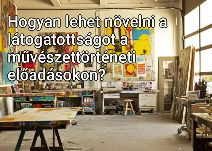 Hogyan lehet növelni a látogatottságot a művészettörténeti előadásokon?