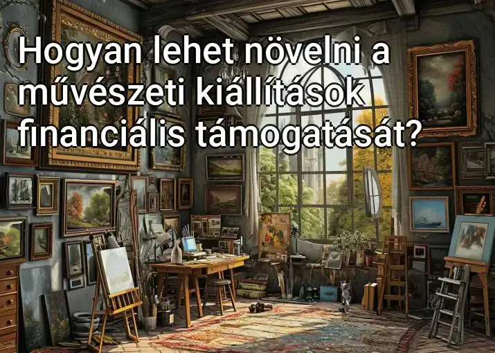 Hogyan lehet növelni a művészeti kiállítások financiális támogatását?