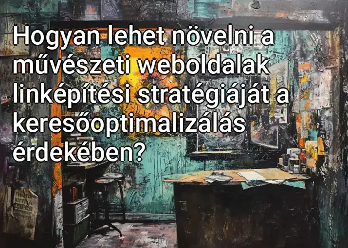 Hogyan lehet növelni a művészeti weboldalak linképítési stratégiáját a keresőoptimalizálás érdekében?