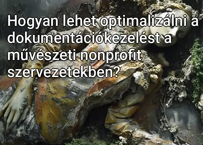 Hogyan lehet optimalizálni a dokumentációkezelést a művészeti nonprofit szervezetekben?