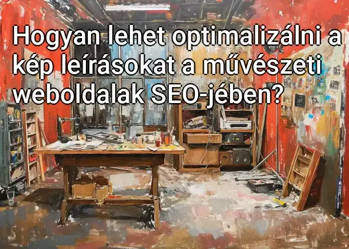 Hogyan lehet optimalizálni a kép leírásokat a művészeti weboldalak SEO-jében?