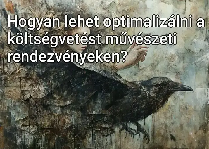 Hogyan lehet optimalizálni a költségvetést művészeti rendezvényeken?