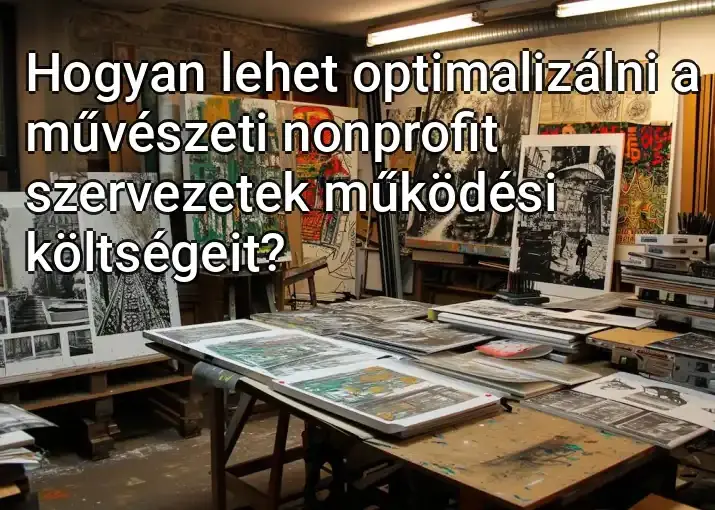 Hogyan lehet optimalizálni a művészeti nonprofit szervezetek működési költségeit?