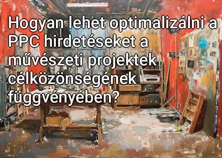 Hogyan lehet optimalizálni a PPC hirdetéseket a művészeti projektek célközönségének függvényében?