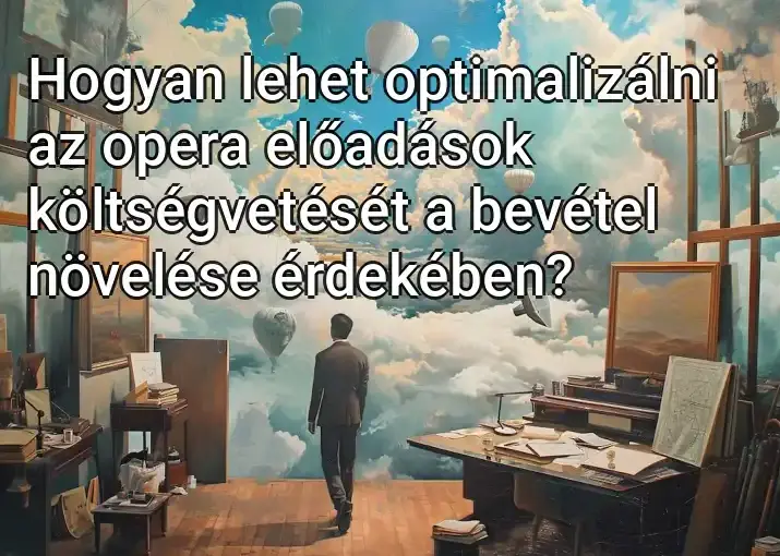 Hogyan lehet optimalizálni az opera előadások költségvetését a bevétel növelése érdekében?