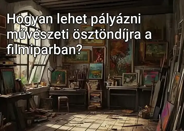 Hogyan lehet pályázni művészeti ösztöndíjra a filmiparban?