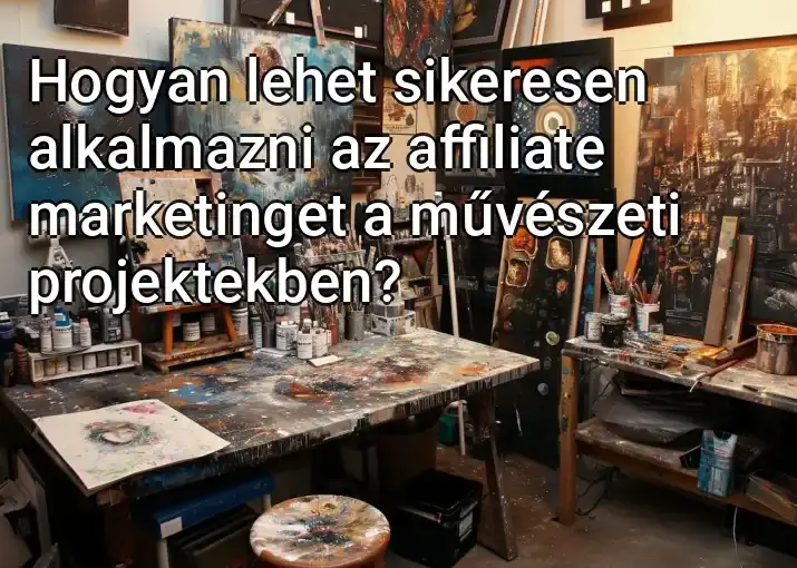 Hogyan lehet sikeresen alkalmazni az affiliate marketinget a művészeti projektekben?