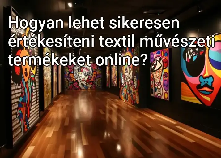 Hogyan lehet sikeresen értékesíteni textil művészeti termékeket online?